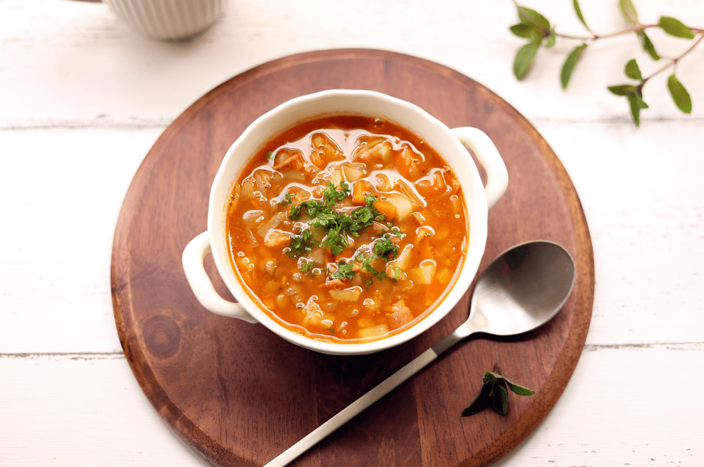 Sopa Minestrone con Judías Blancas