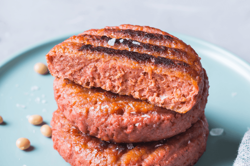 Hamburguesas de Lentejas Rojas y Remolacha