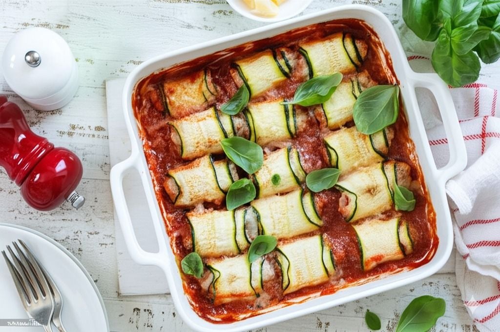 Lasaña de zucchini (calabacín)