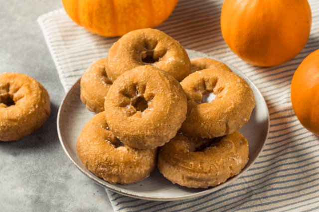 Donas saludables de calabaza