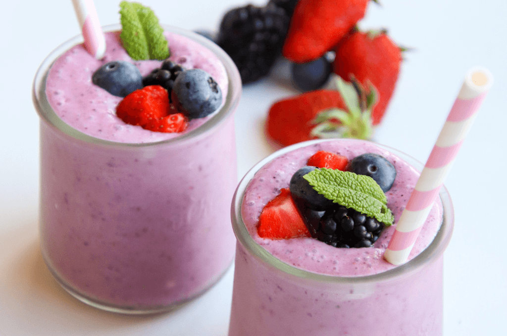 Smoothie de Frutos Rojos Antioxidante