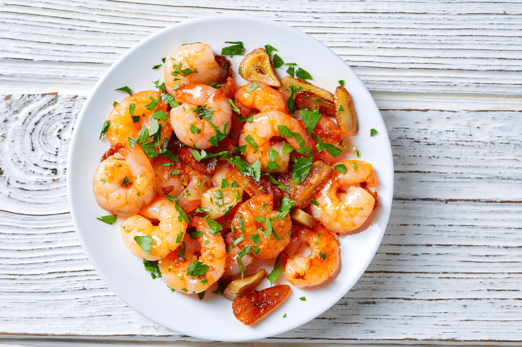 Gambas al Ajillo Saludables