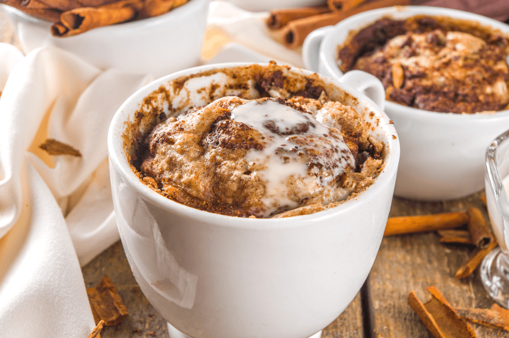 Mug Cake de Avena y Plátano