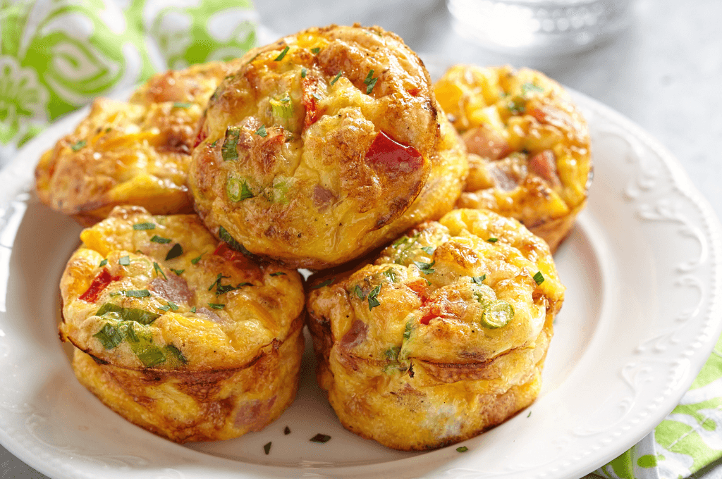 Muffins de huevo con vegetales