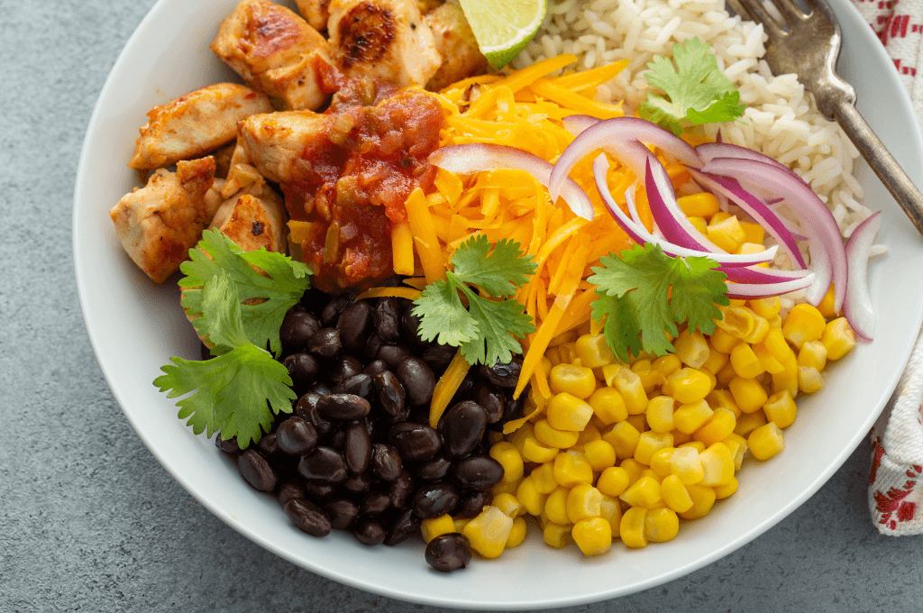 Bowl Mexicano con Pollo y Arroz