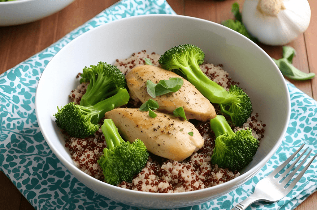 Gratinado de Pollo, Brócoli y Quinoa